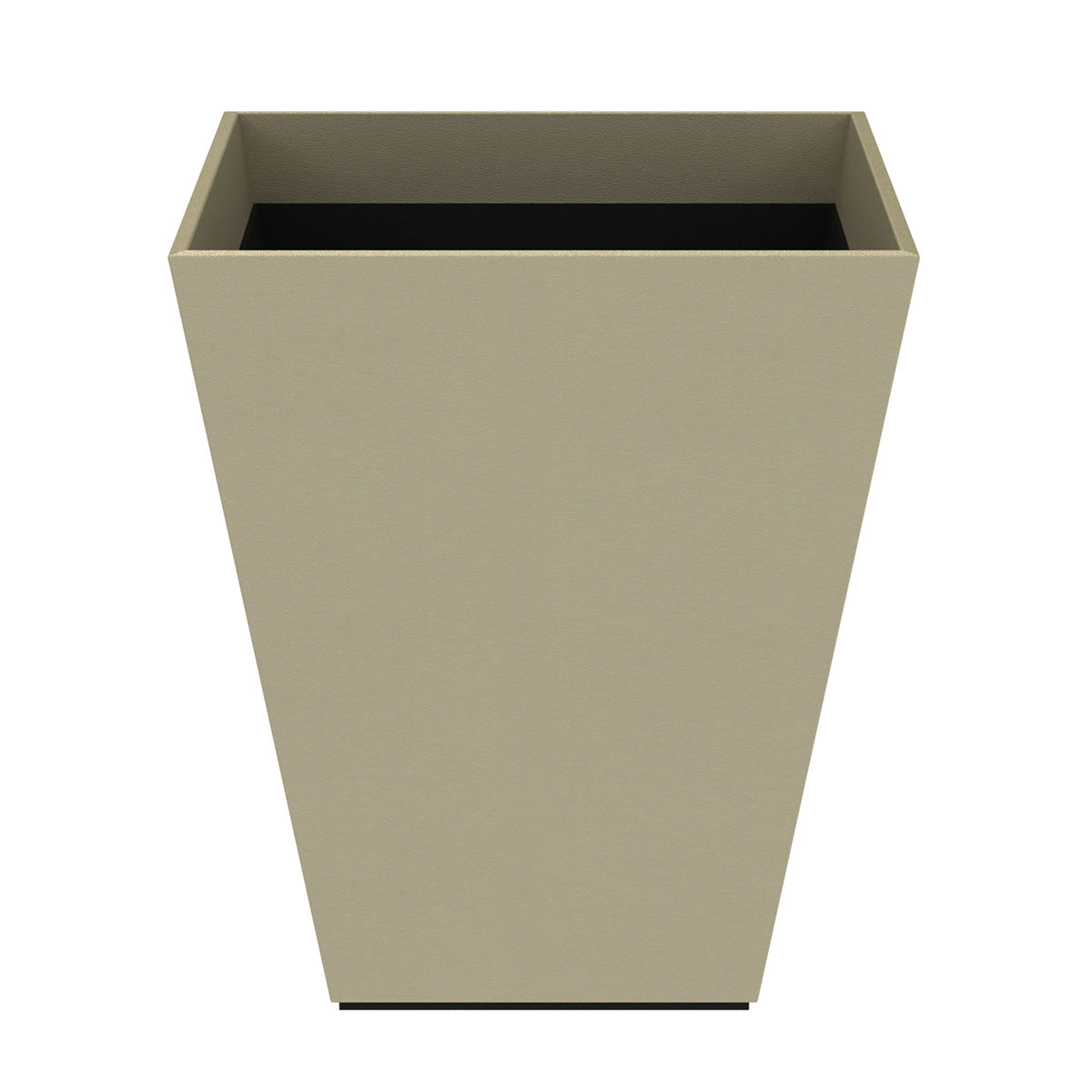 Pyramid Wastebasket - Smooth Leather Match - Signature Collection