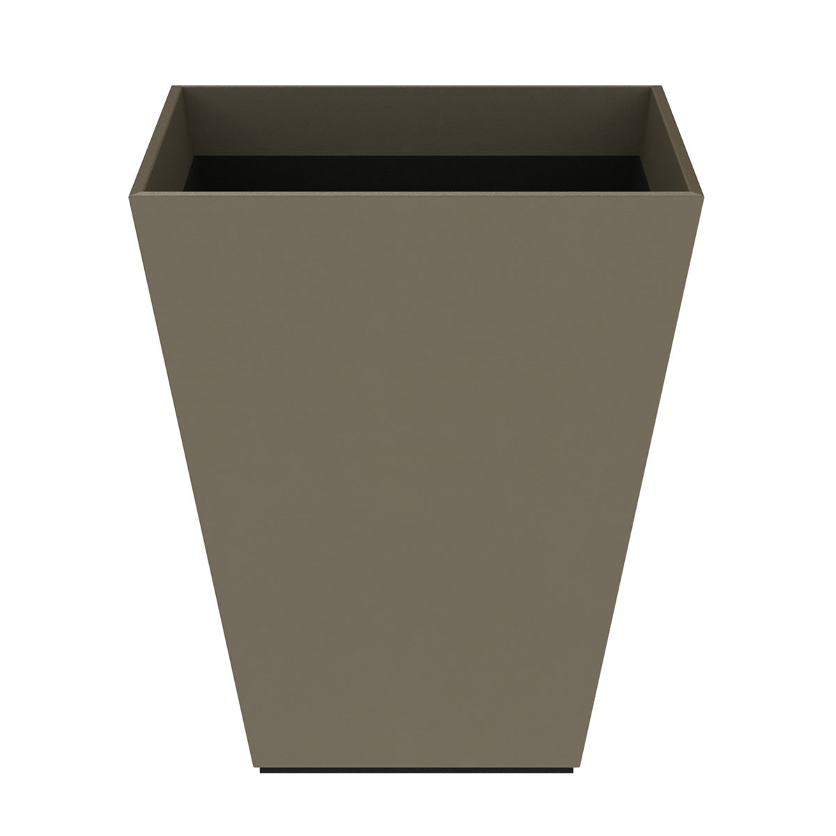 Pyramid Wastebasket - Smooth Leather Match - Signature Collection