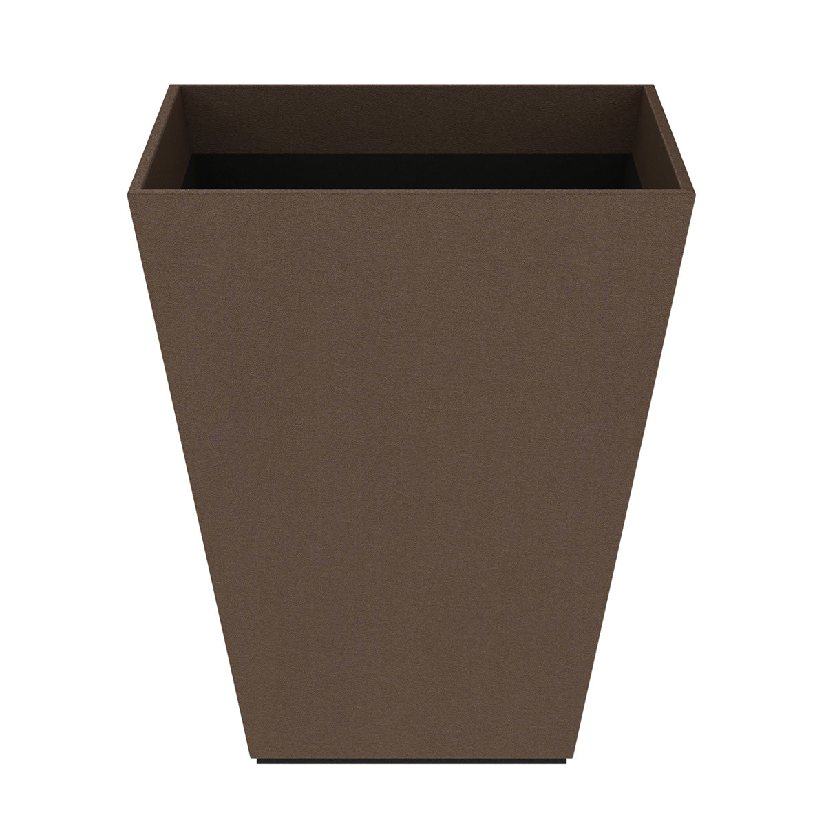 Pyramid Wastebasket - Smooth Leather Match - Signature Collection