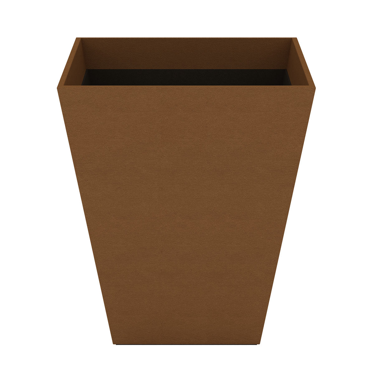 Pyramid Wastebasket - Smooth Leather Match - Signature Collection