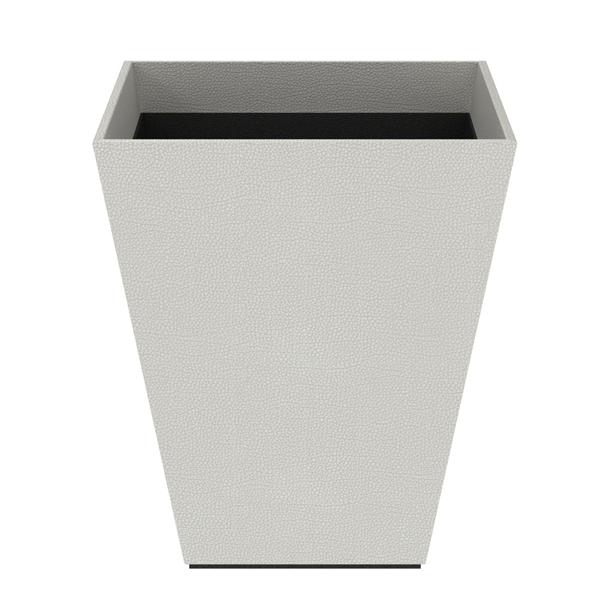 Pyramid Wastebasket - Faux Shagreen Leather Match - Signature Collection