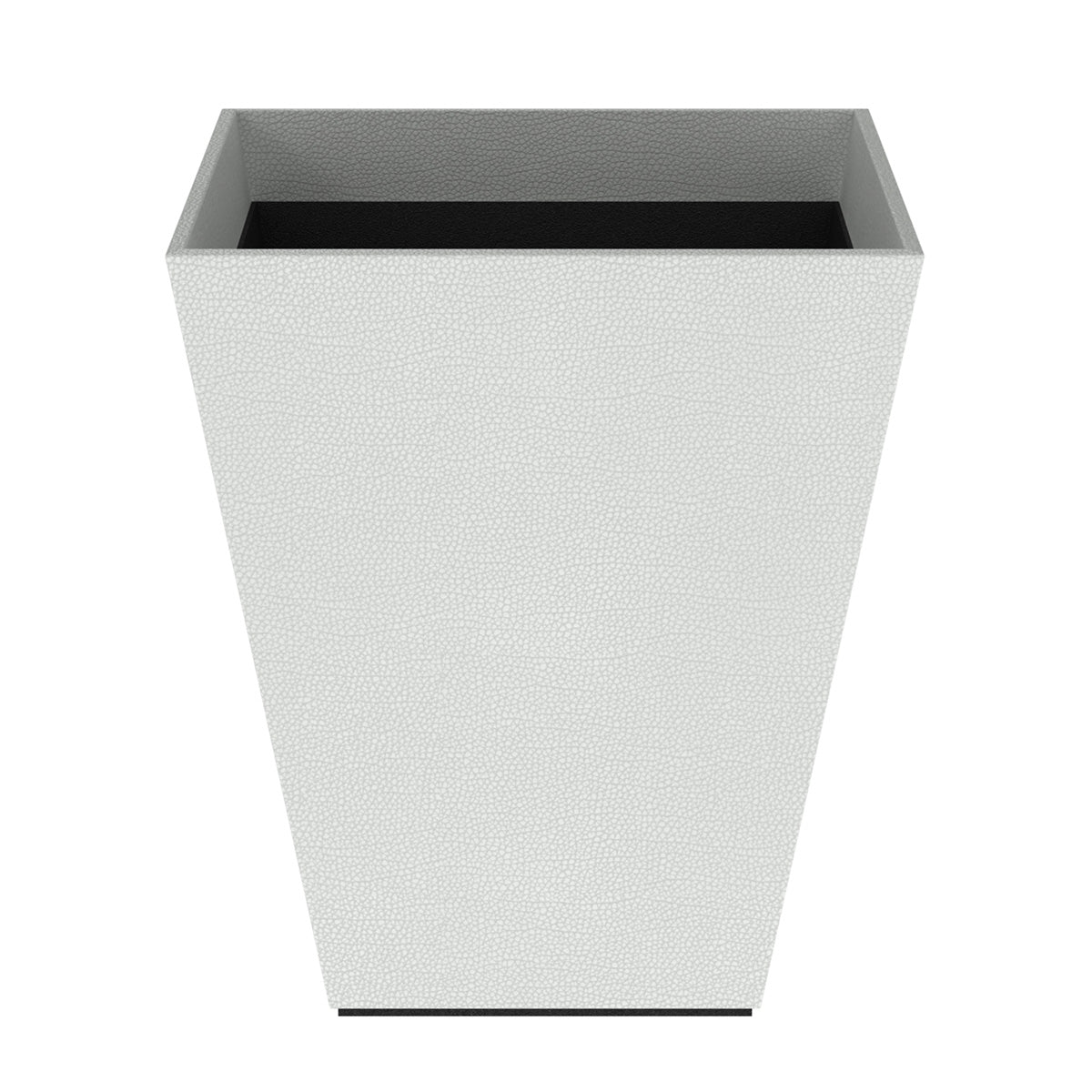 Pyramid Wastebasket - Faux Shagreen Leather Match - Signature Collection