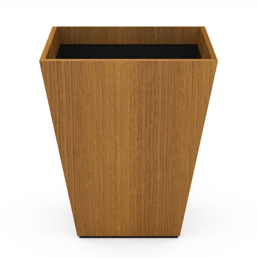 Pyramid Wastebasket - Wood - Signature Collection