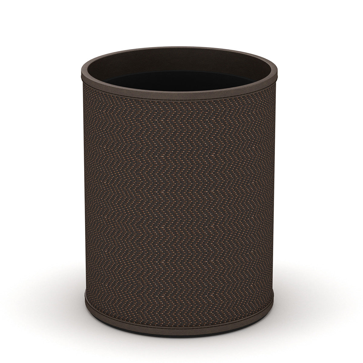 Cylinder Wastebasket - Chevron Mendong - Signature Collection