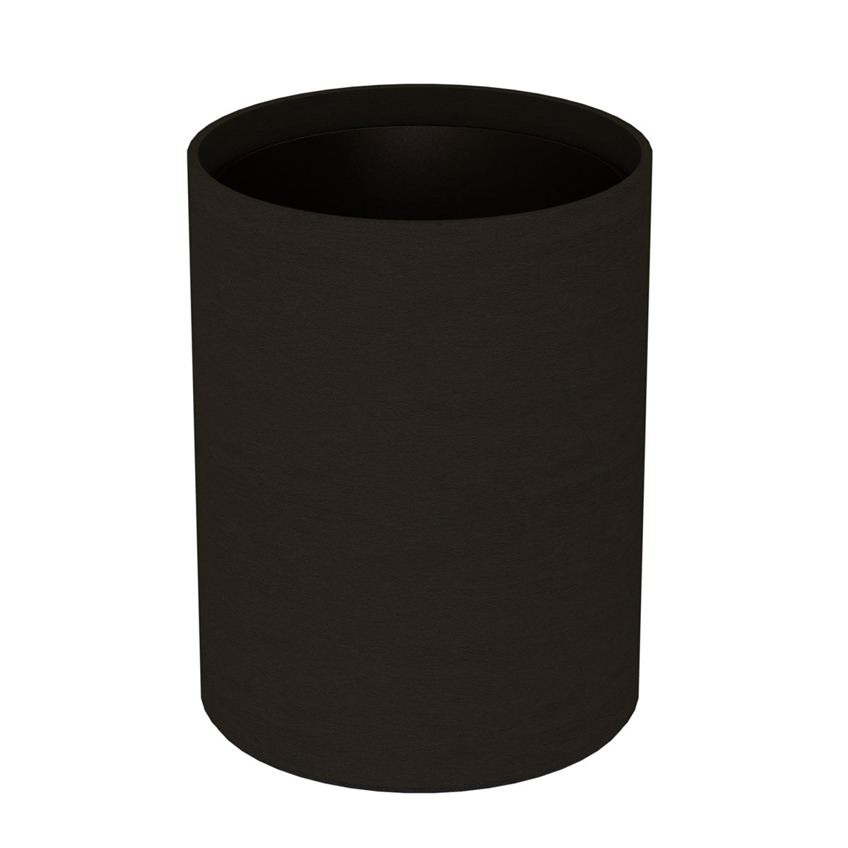 Cylinder Wastebasket - Smooth Leather Match - Signature Collection