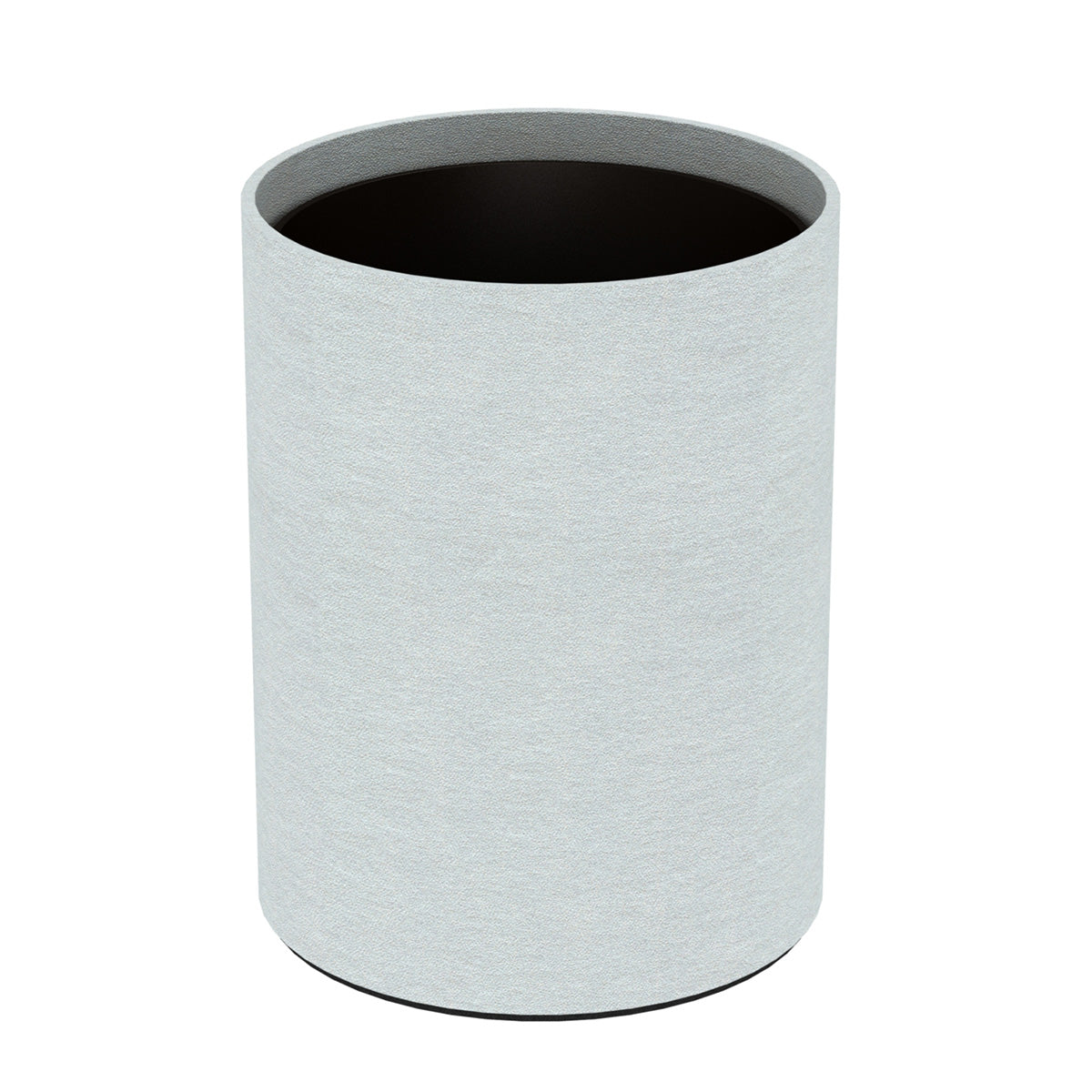 Cylinder Wastebasket - Smooth Leather Match - Signature Collection