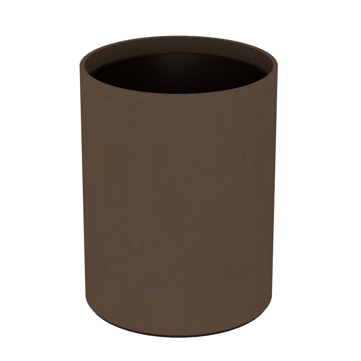 Cylinder Wastebasket - Smooth Leather Match - Signature Collection