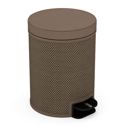 Pedal Bin w/ Removable Liner, 5L - Broadweave Leather Match - Signature Collection