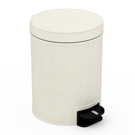 Pedal Bin w/ Removable Liner, 5L - Classic Weave Leather Match - Signature Collection