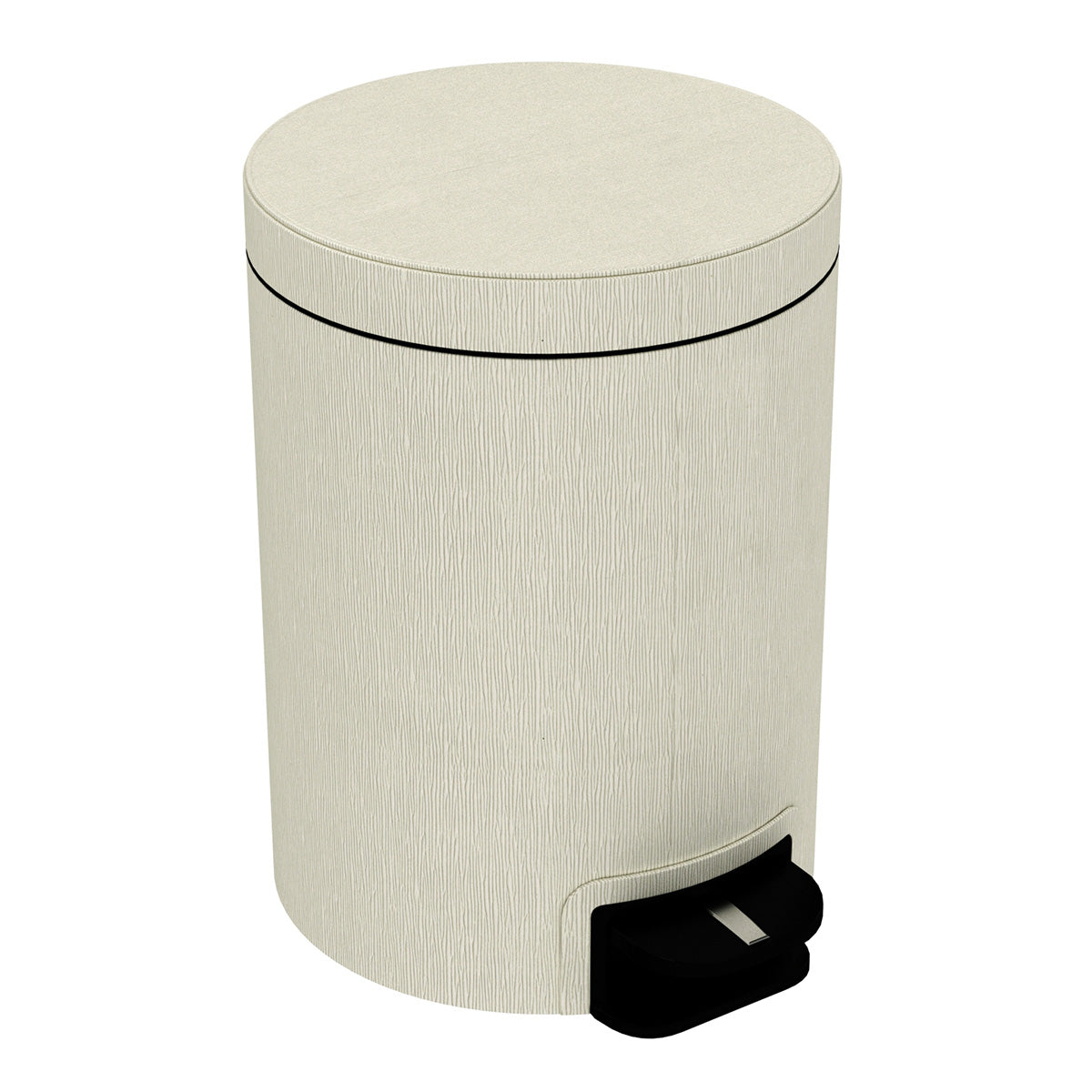 Pedal Bin w/ Removable Liner, 5L - Wave Texture Leather Match - Signature Collection