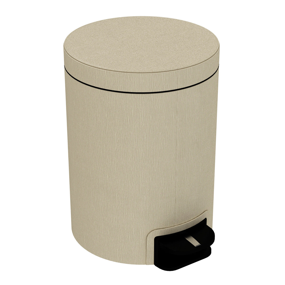 Pedal Bin w/ Removable Liner, 5L - Wave Texture Leather Match - Signature Collection