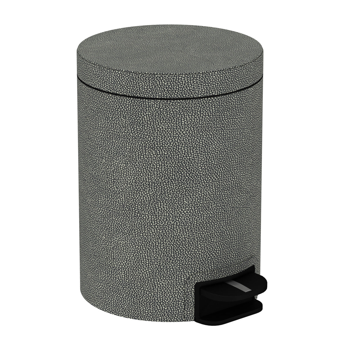 Pedal Bin w/ Removable Liner, 5L - Faux Shagreen Leather Match - Signature Collection