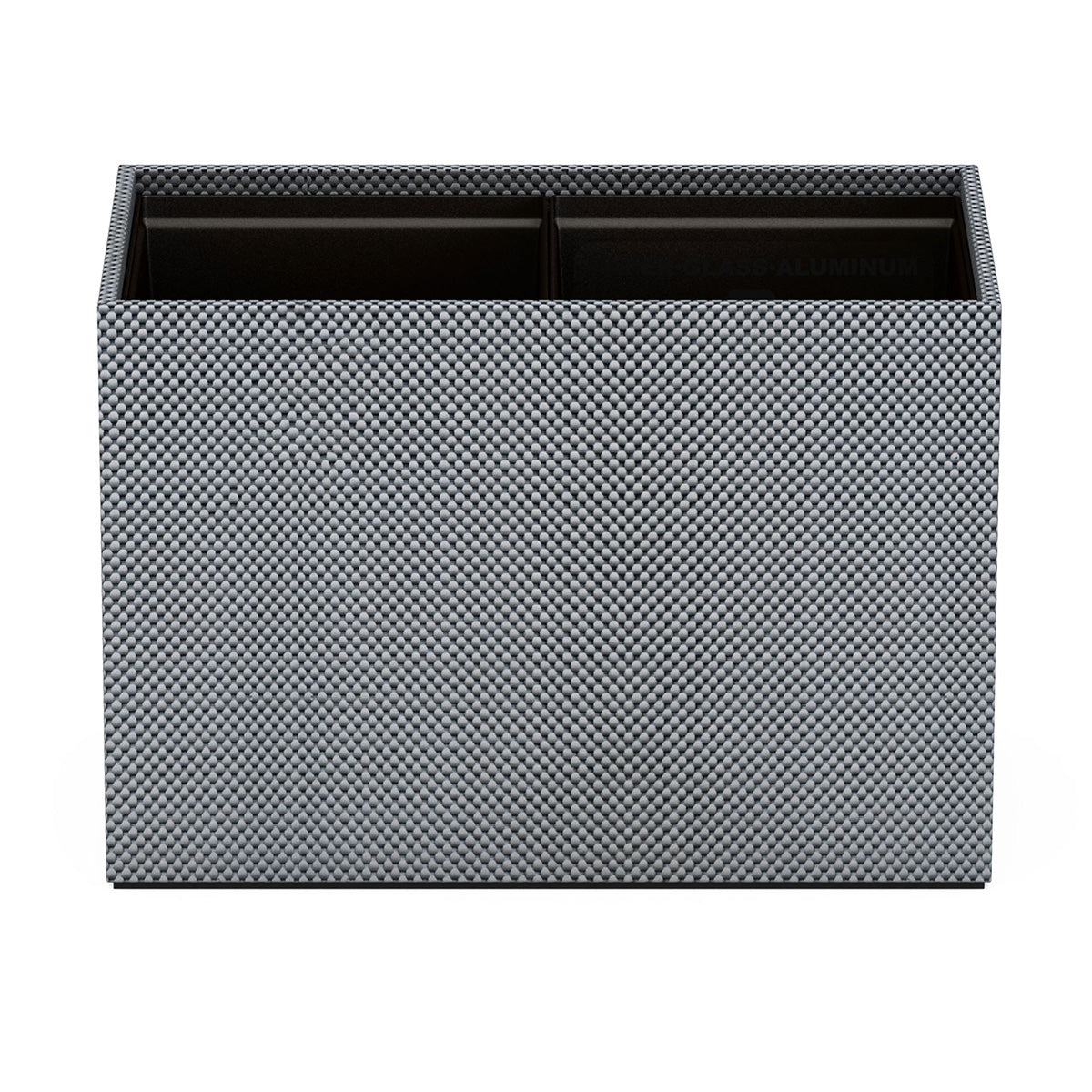 Double Cube Recycling Bin w/ Plastic Liners - Broadweave Woven Foam - Signature Collection