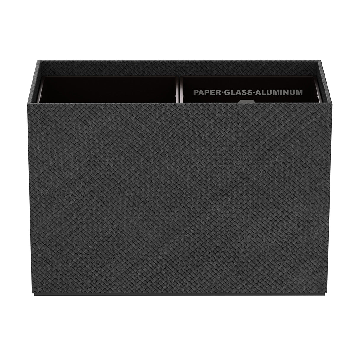Double Cube Recycling Bin w/ Plastic Liners - Pandan - Signature Collection