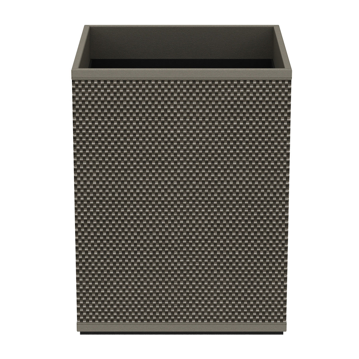 Cube Wastebasket - Broadweave Leather Match - Signature Collection