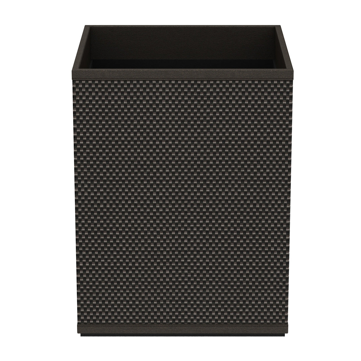 Cube Wastebasket - Broadweave Leather Match - Signature Collection