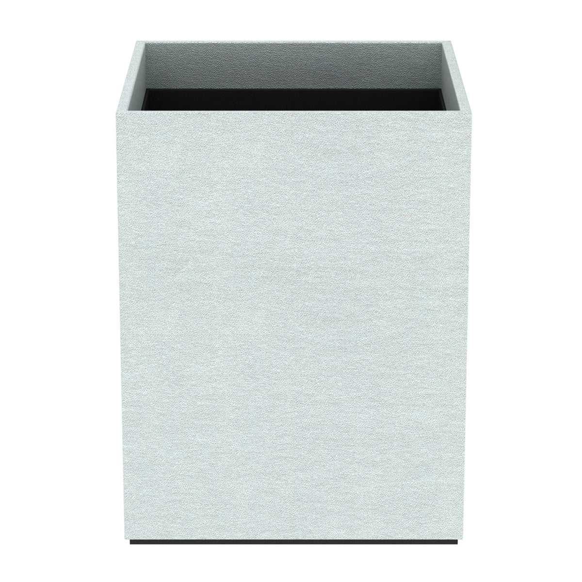 Cube Wastebasket - Smooth Leather Match - Signature Collection