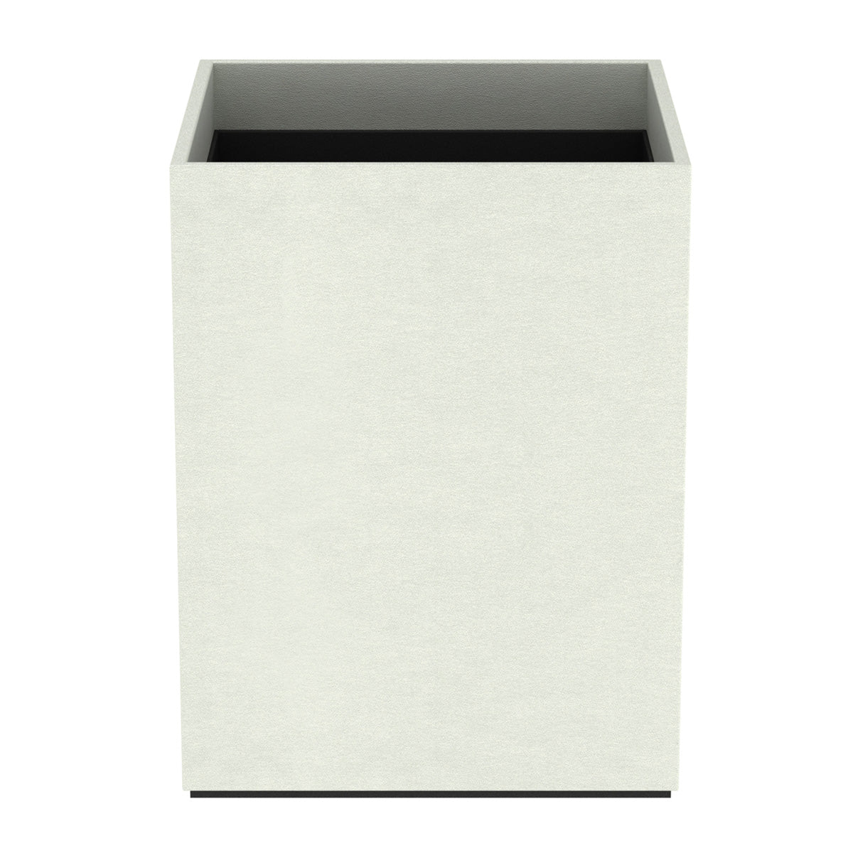 Cube Wastebasket - Smooth Leather Match - Signature Collection