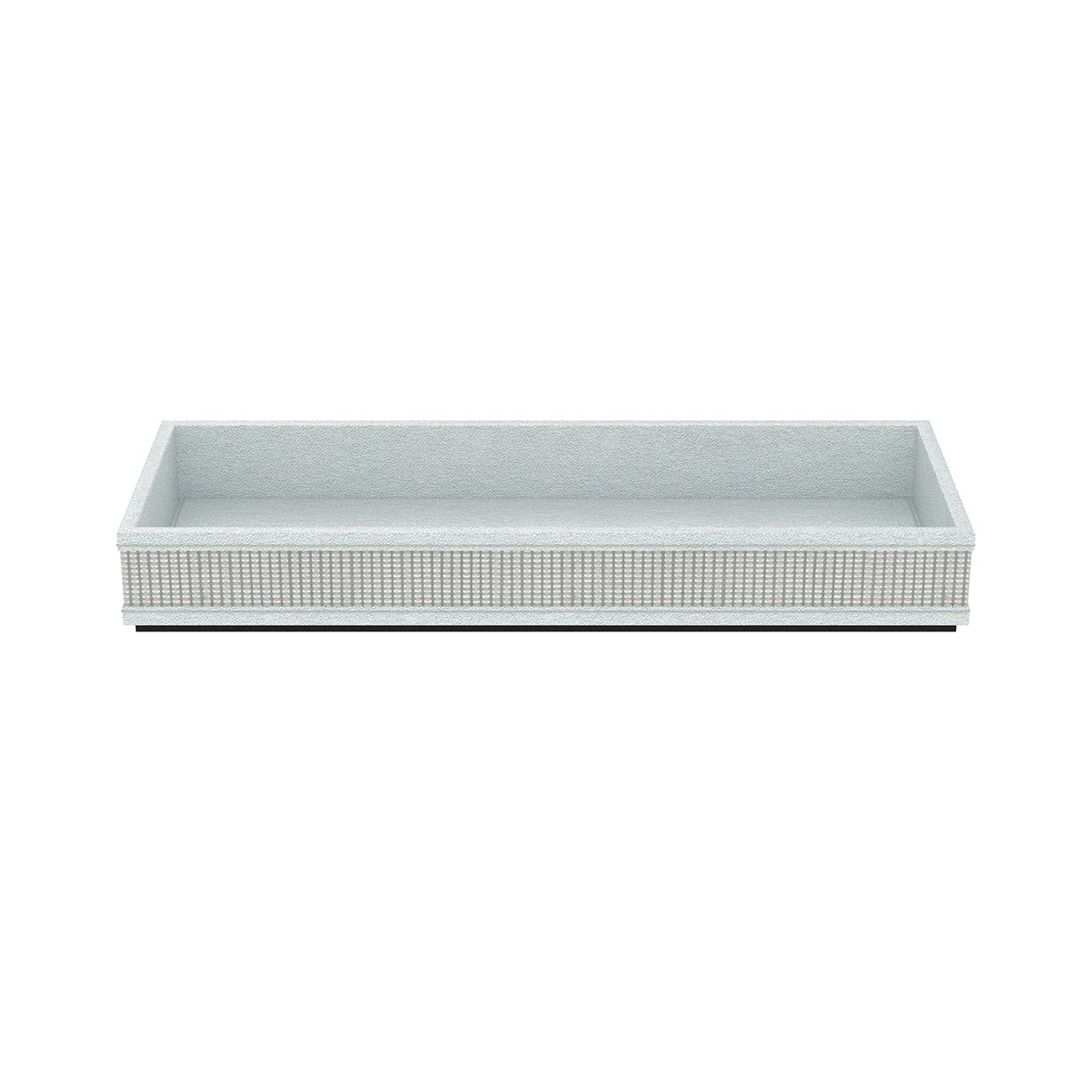 Small Bath Tray - Classic Weave Leather Match - Signature Collection