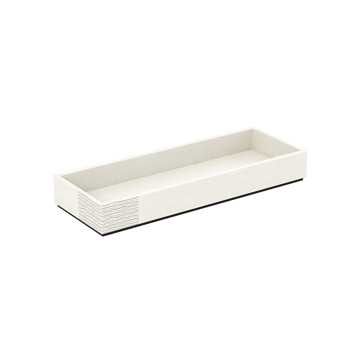 Small Bath Tray - Embroidered Leather Match - Signature Collection