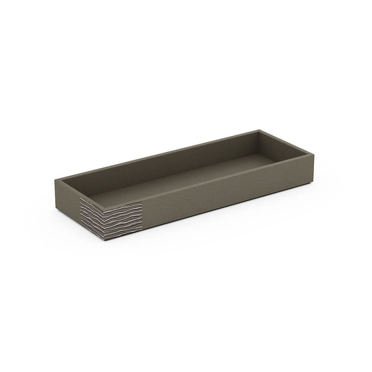 Small Bath Tray - Embroidered Leather Match - Signature Collection