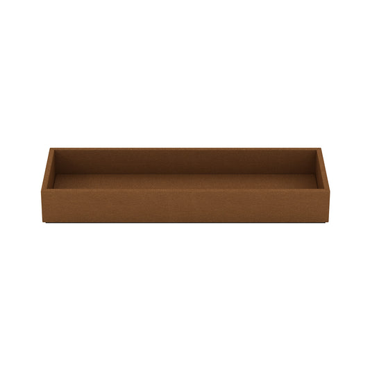 Small Bath Tray - Smooth Leather Match - Quick Ship