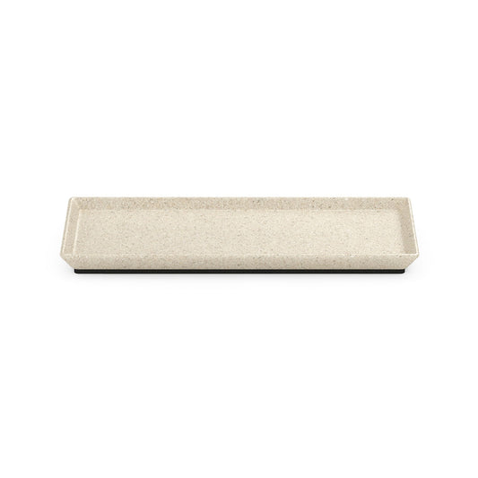 Small Bath tray w/ Angled Sides - Sand Resin - Signature Collection