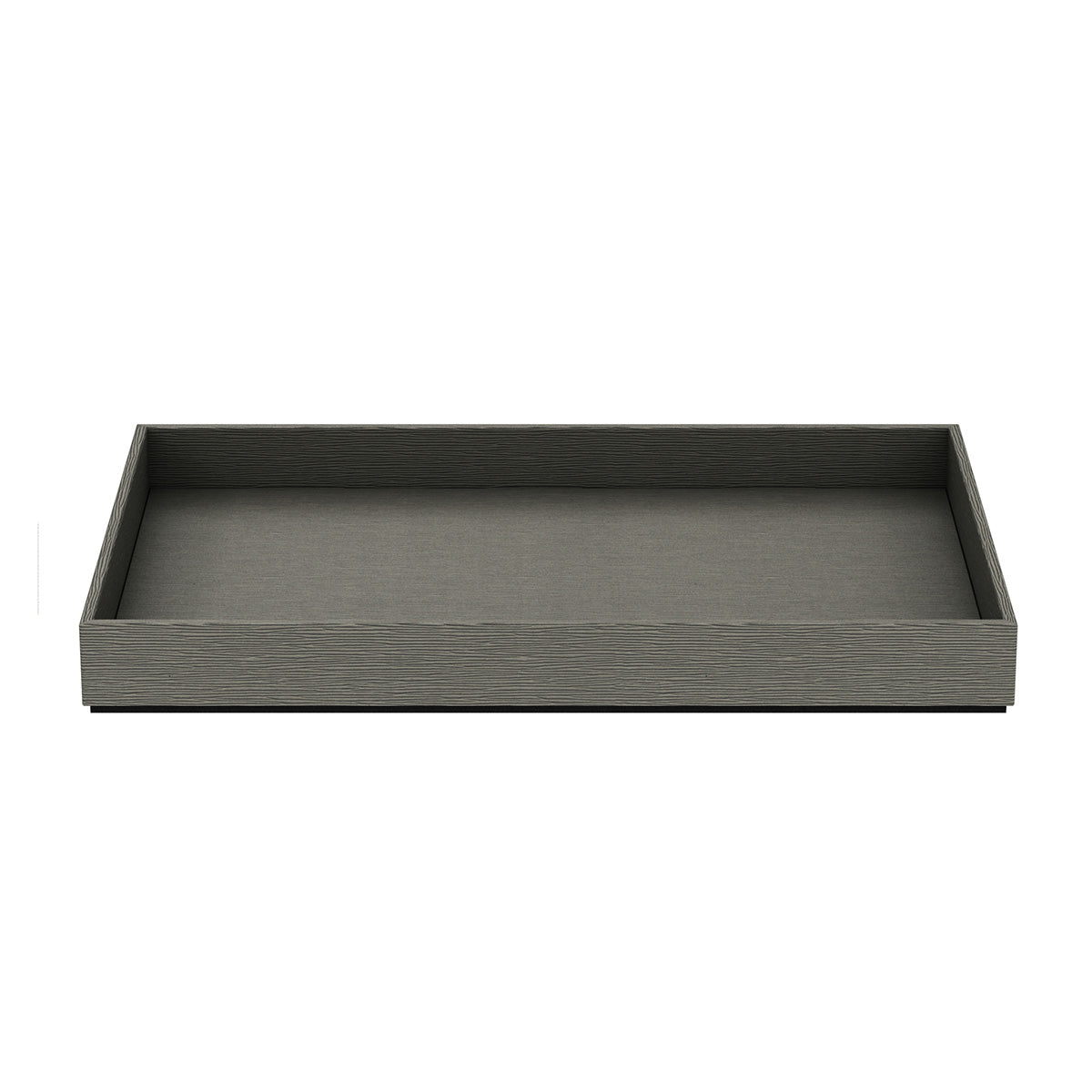 Rectangle Tray - Wave Texture Leather Match - Signature Collection