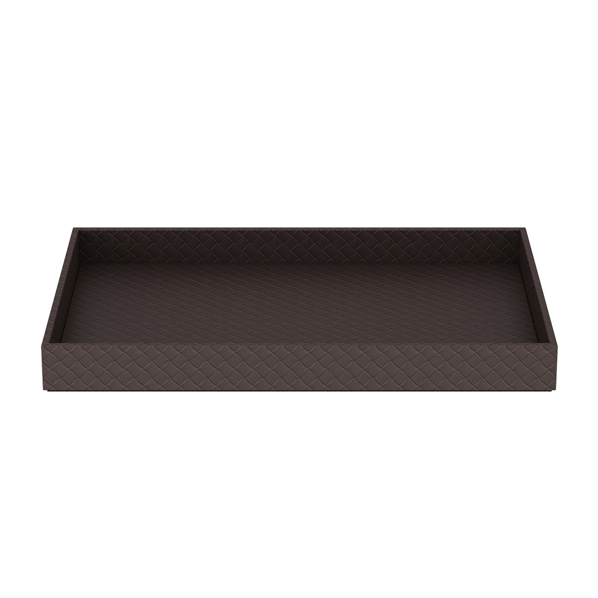 Rectangle Tray - Jumbo Woven Embossed Leather Match - Signature Collection