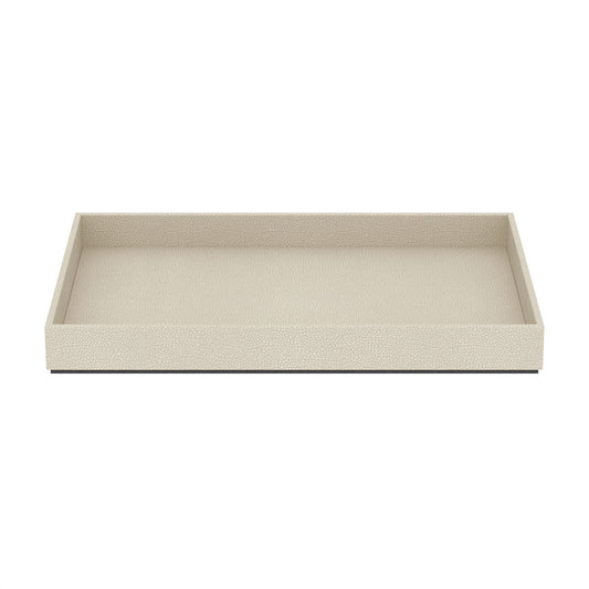 Rectangle Tray - Faux Shagreen Leather Match - Signature Collection