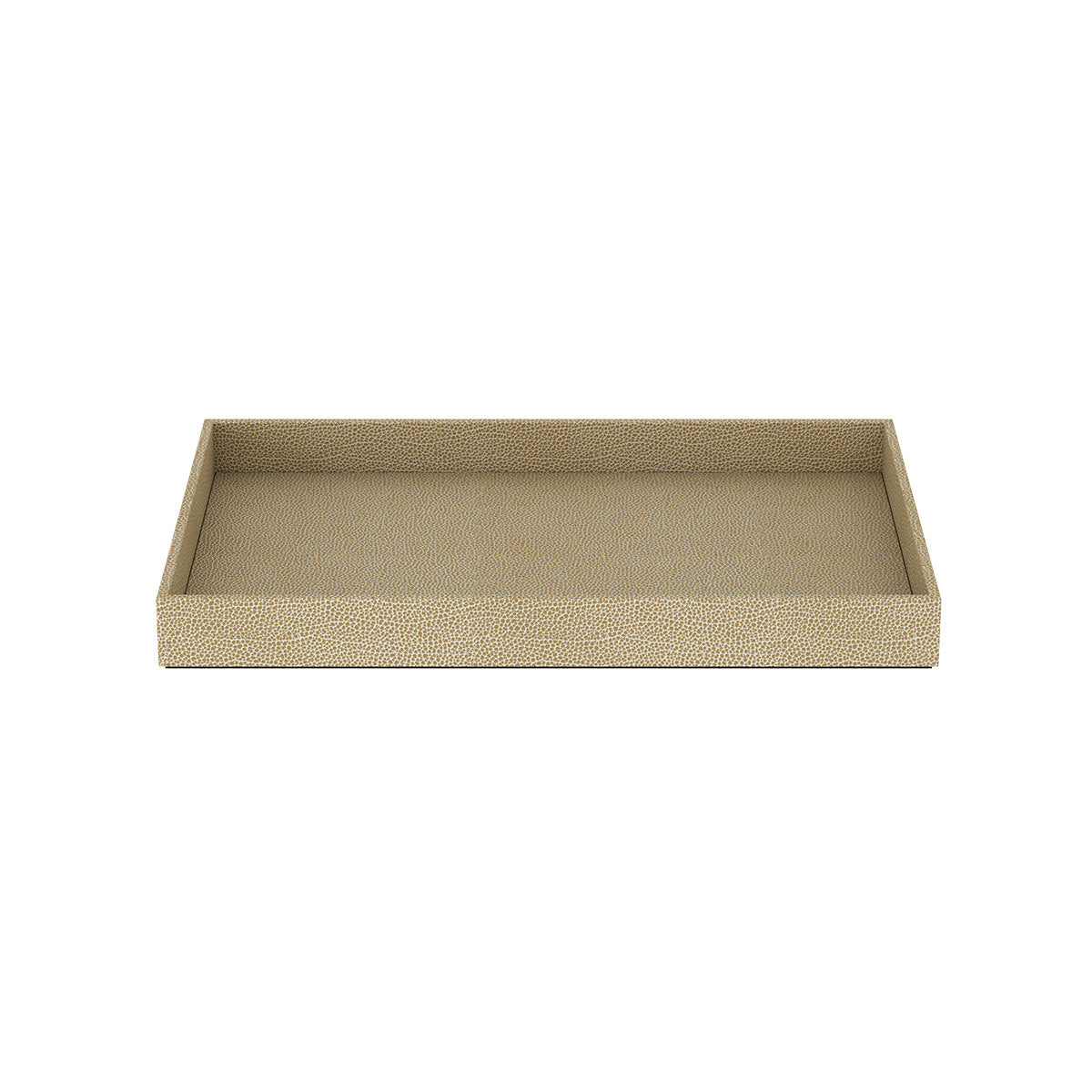 Rectangle Tray - Faux Shagreen Leather Match - Quick Ship