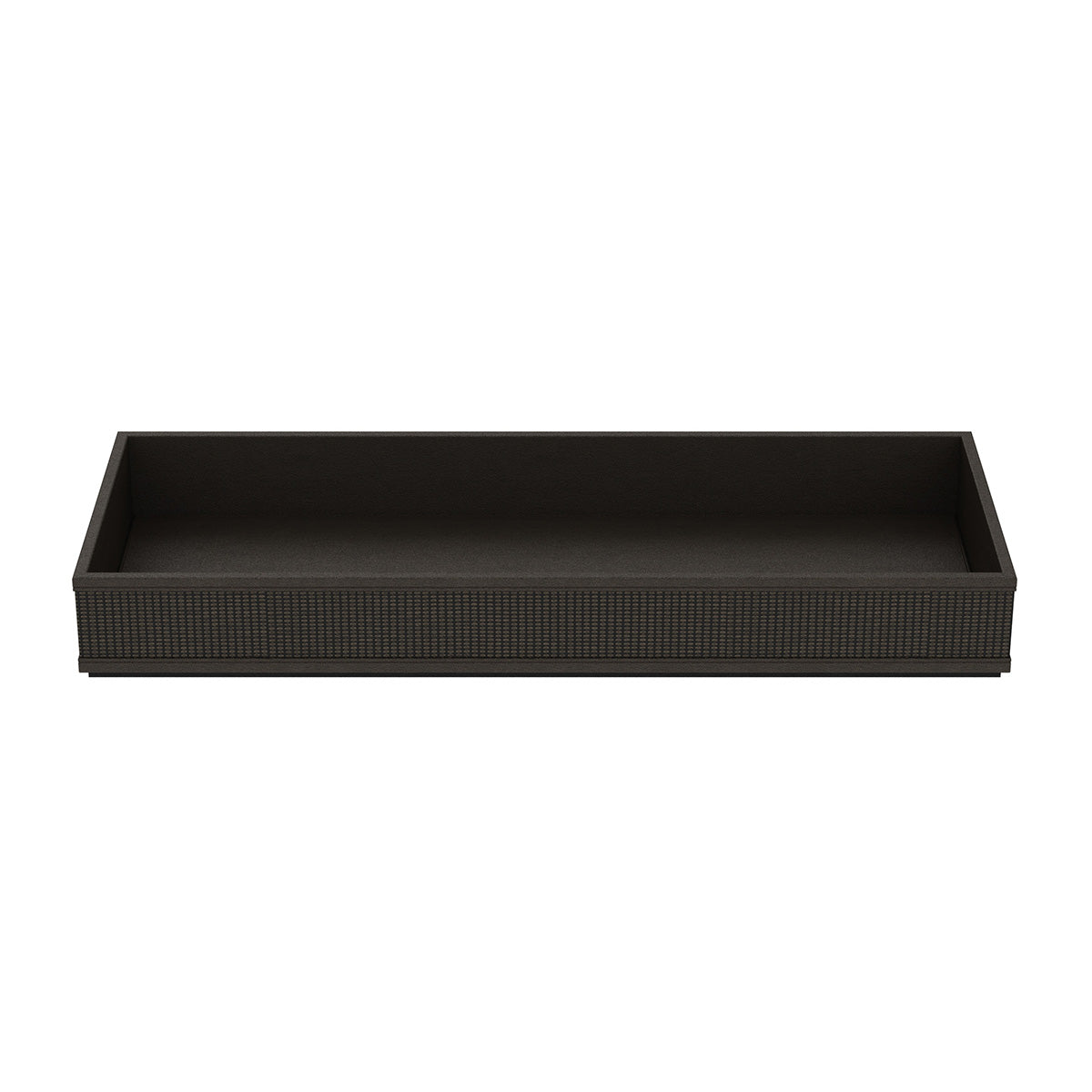 Large Bath Tray - Classic Weave Leather Match - Signature Collection