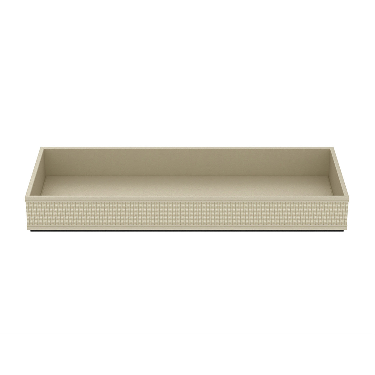 Large Bath Tray - Classic Weave Leather Match - Signature Collection