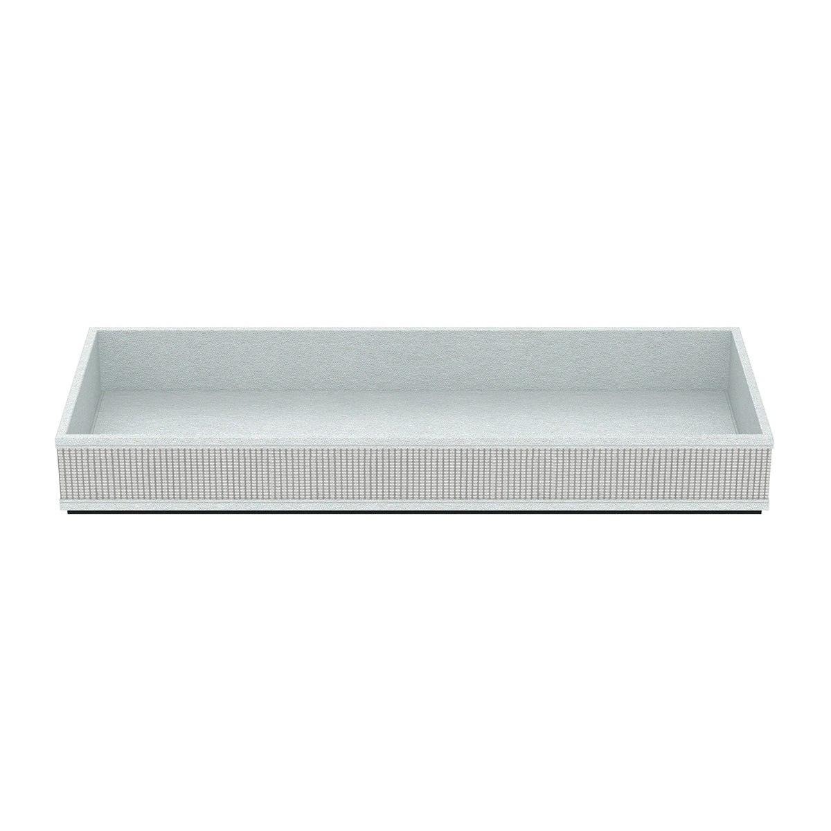 Large Bath Tray - Classic Weave Leather Match - Signature Collection
