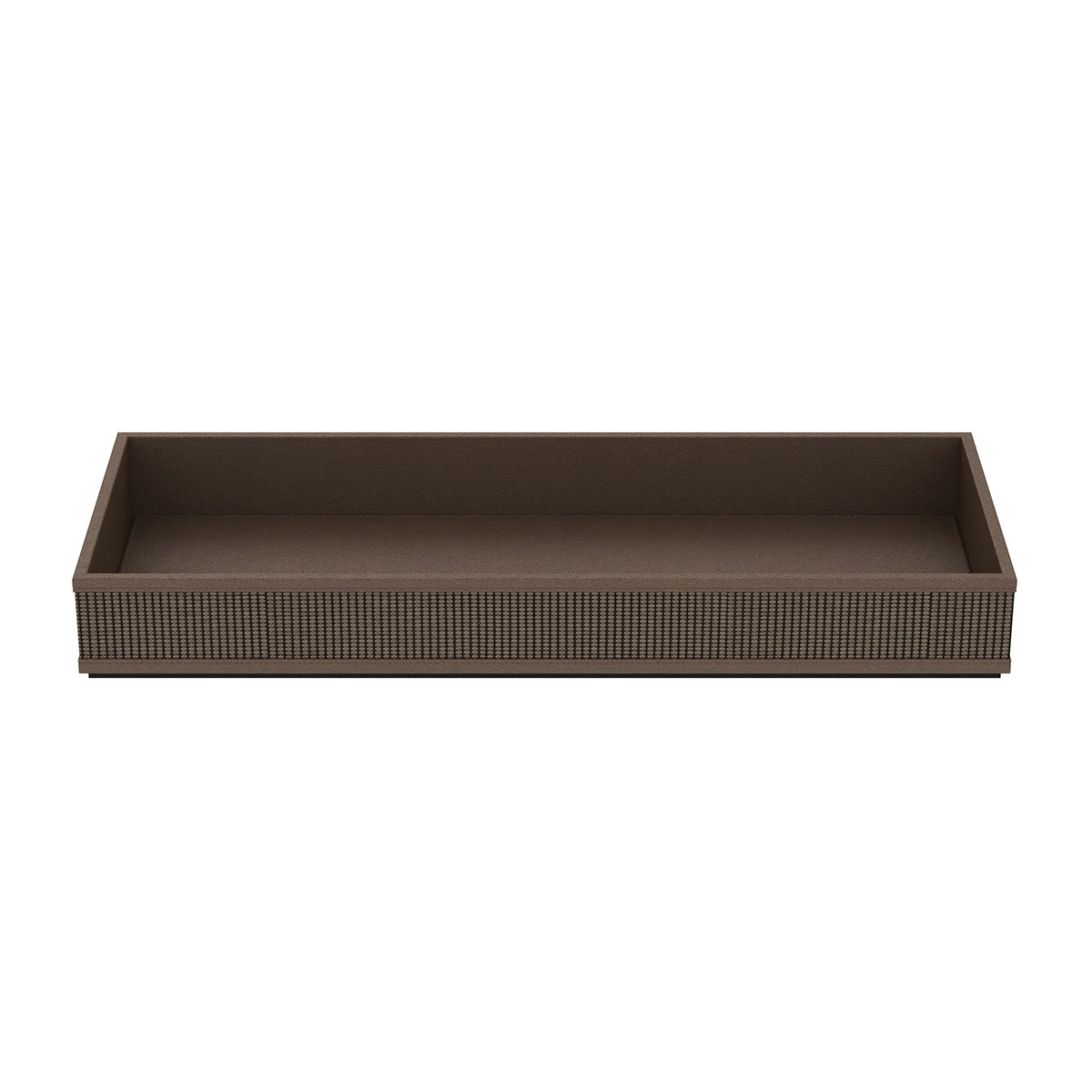 Large Bath Tray - Classic Weave Leather Match - Signature Collection