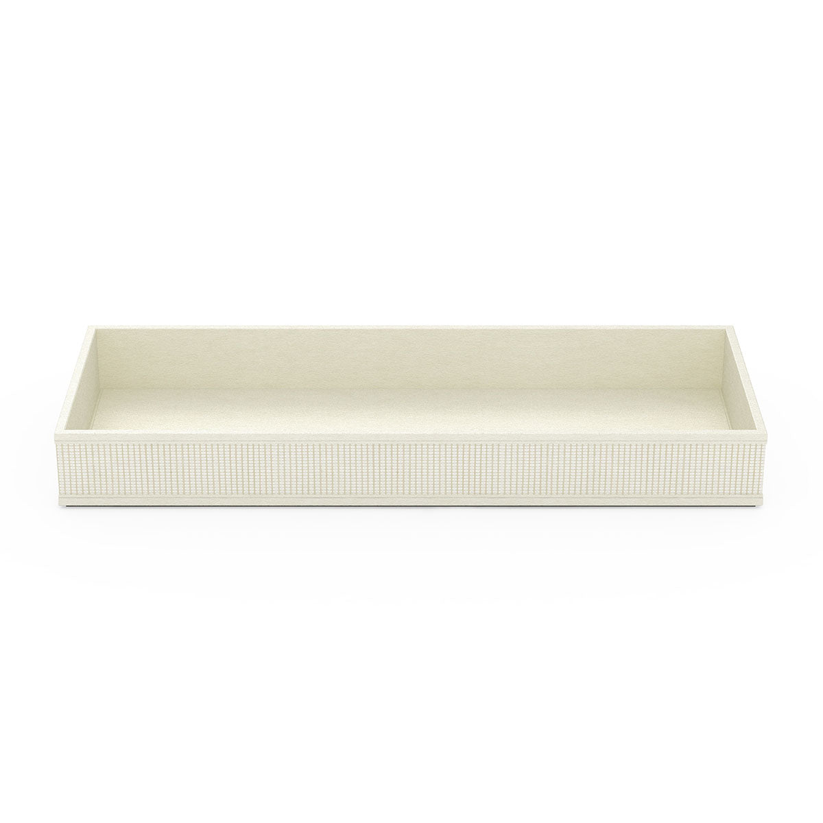 Large Bath Tray - Classic Weave Leather Match - Signature Collection
