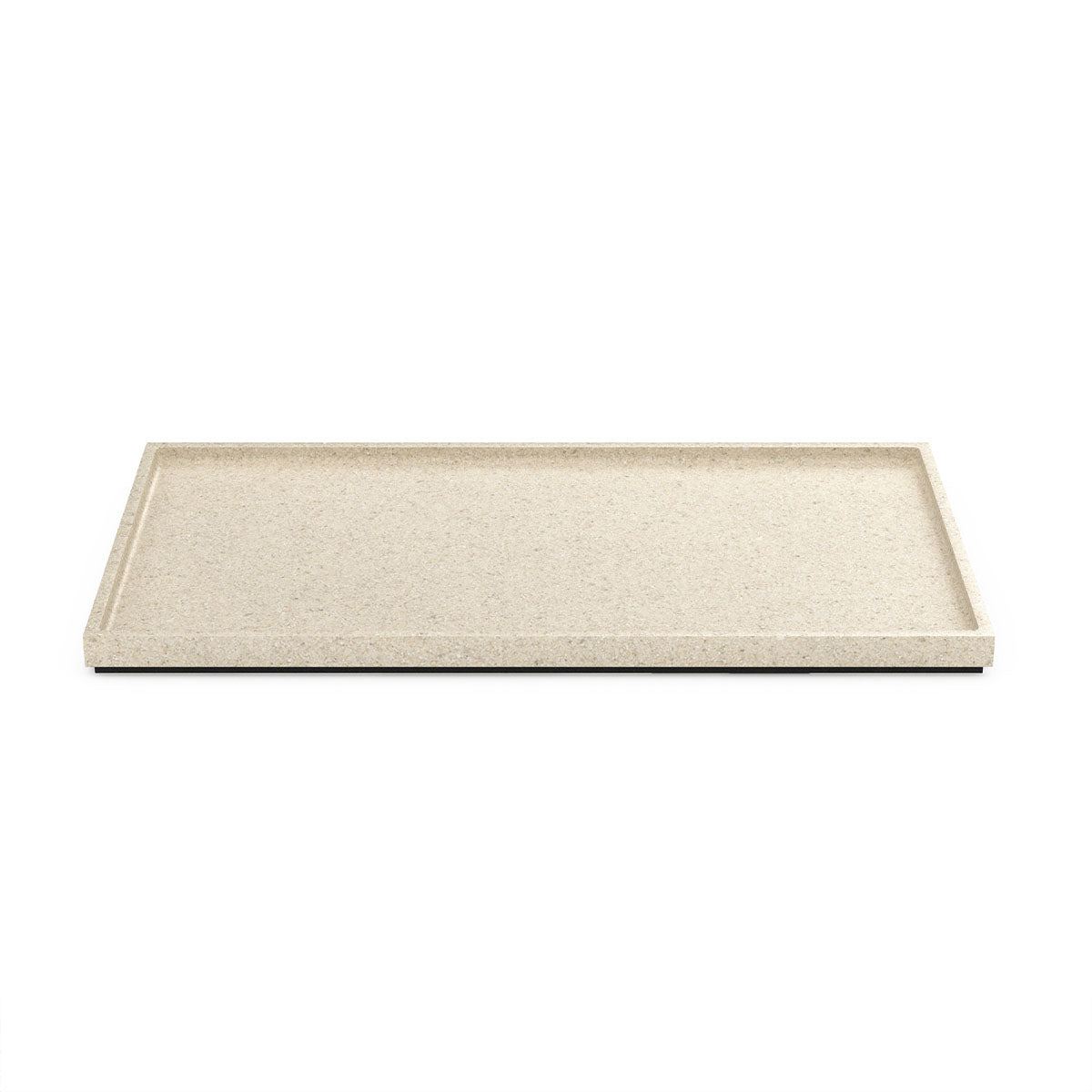 Towel Tray w/ Edge - Sand Resin - Signature Collection
