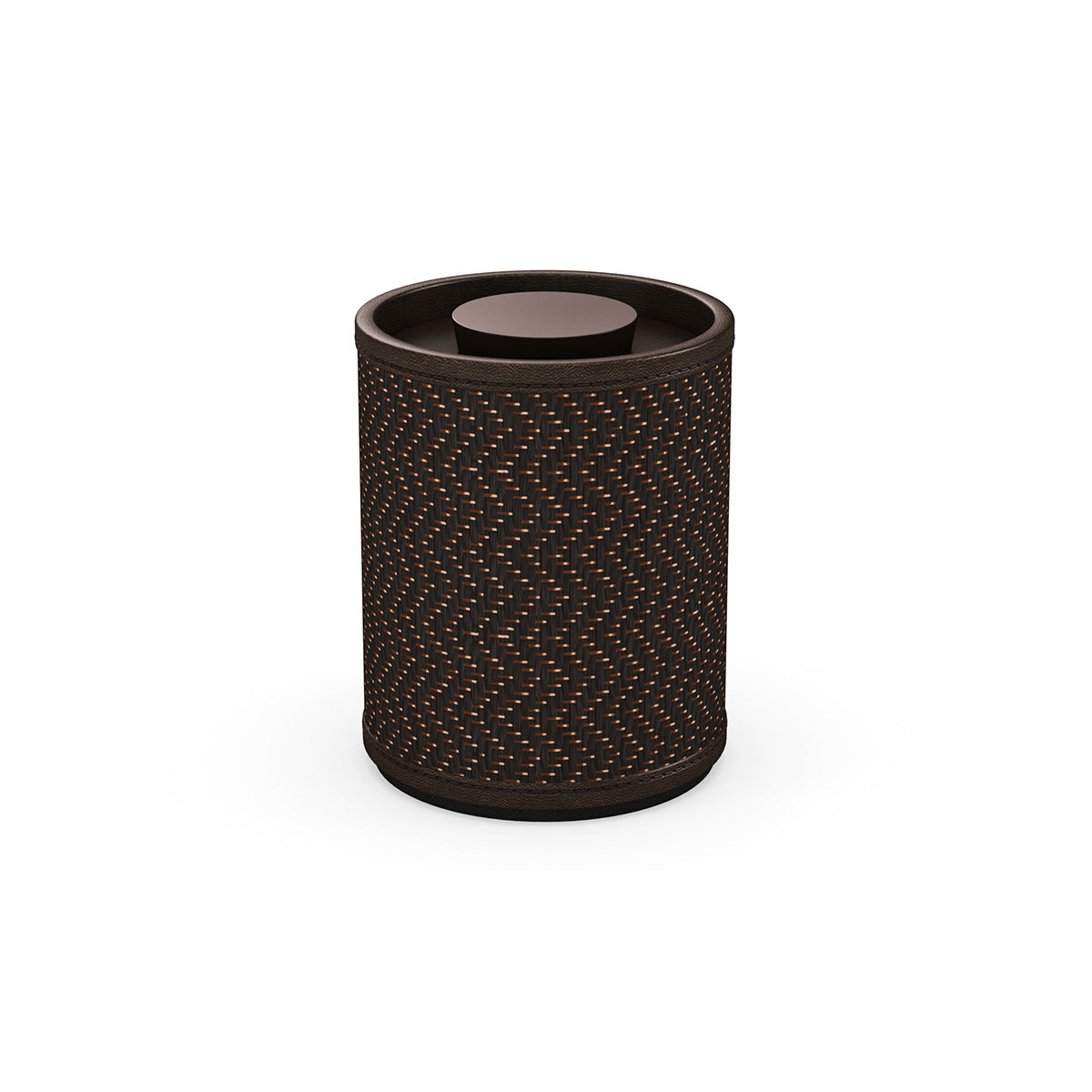 Cylinder Canister w/ Recessed Handle - Chevron Mendong - Signature Collection
