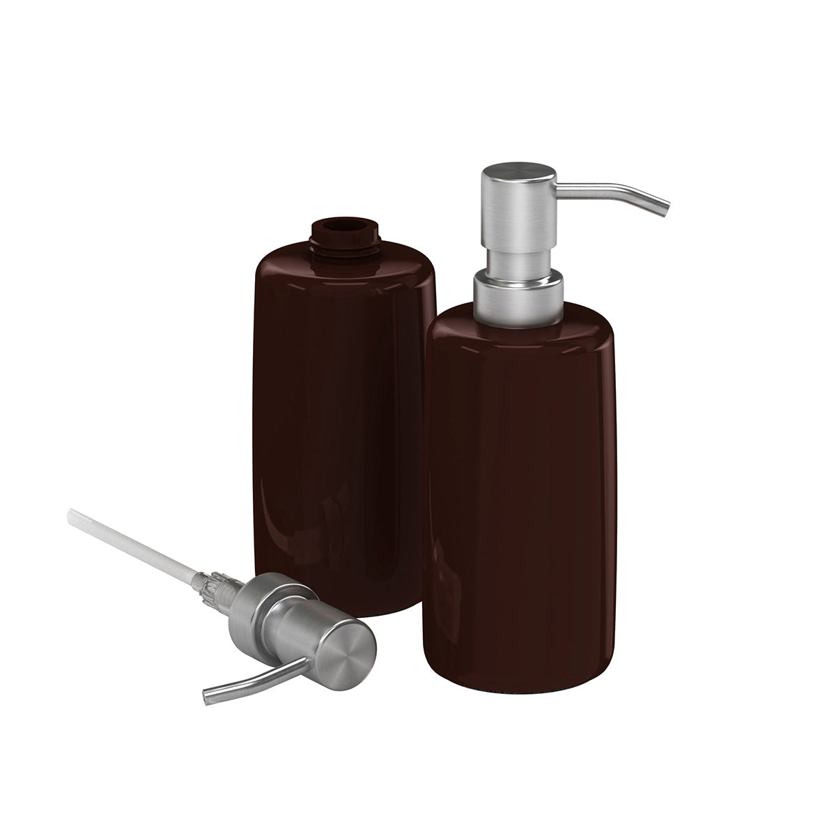 10oz Pump Dispenser, Silver Nozzle - Classic Resin - Signature Collection