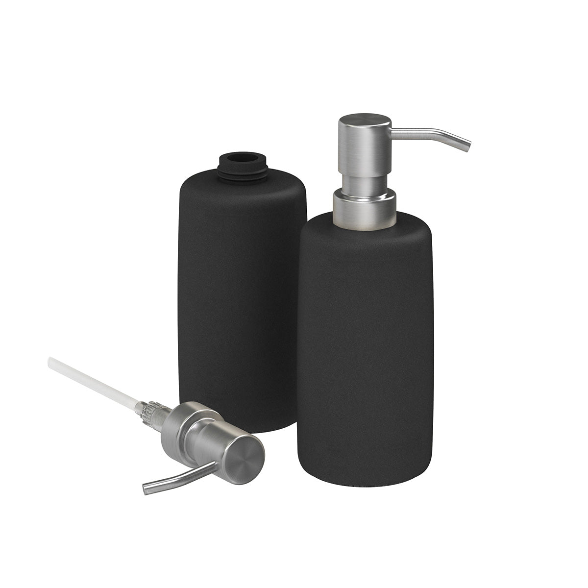 10oz Pump Dispenser, Silver Nozzle - Sand Resin - Signature Collection