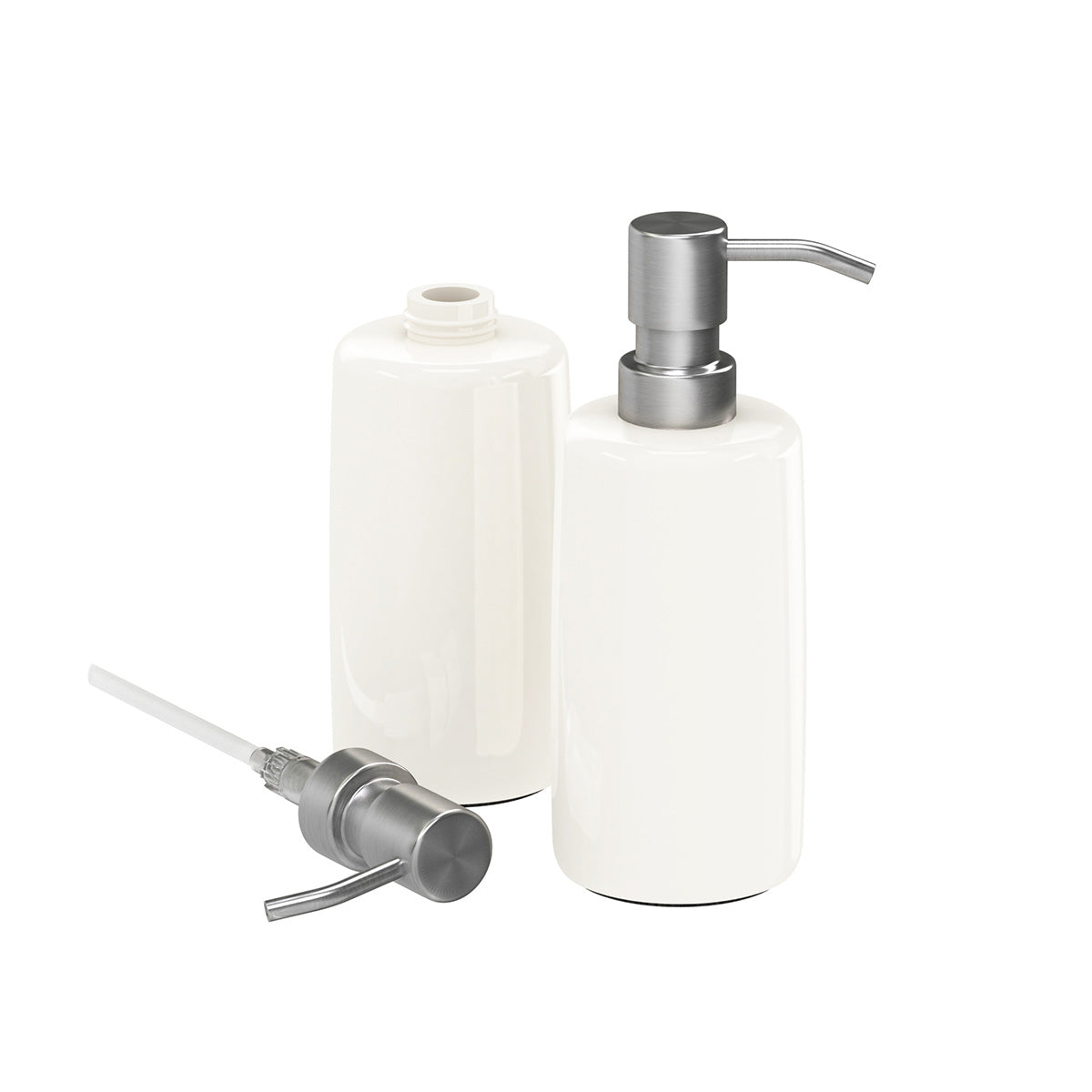 10oz Pump Dispenser, Silver Nozzle - Classic Resin - Signature Collection