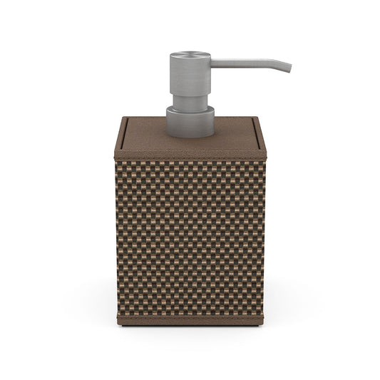 Cube Pump Dispenser - Broadweave Leather Match - Signature Collection