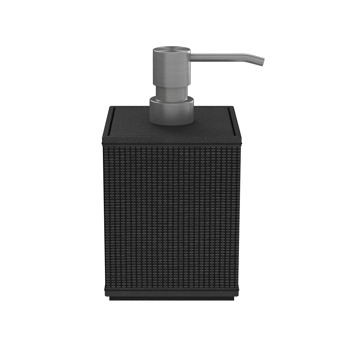 Cube Pump Dispenser - Classic Weave Leather Match - Signature Collection