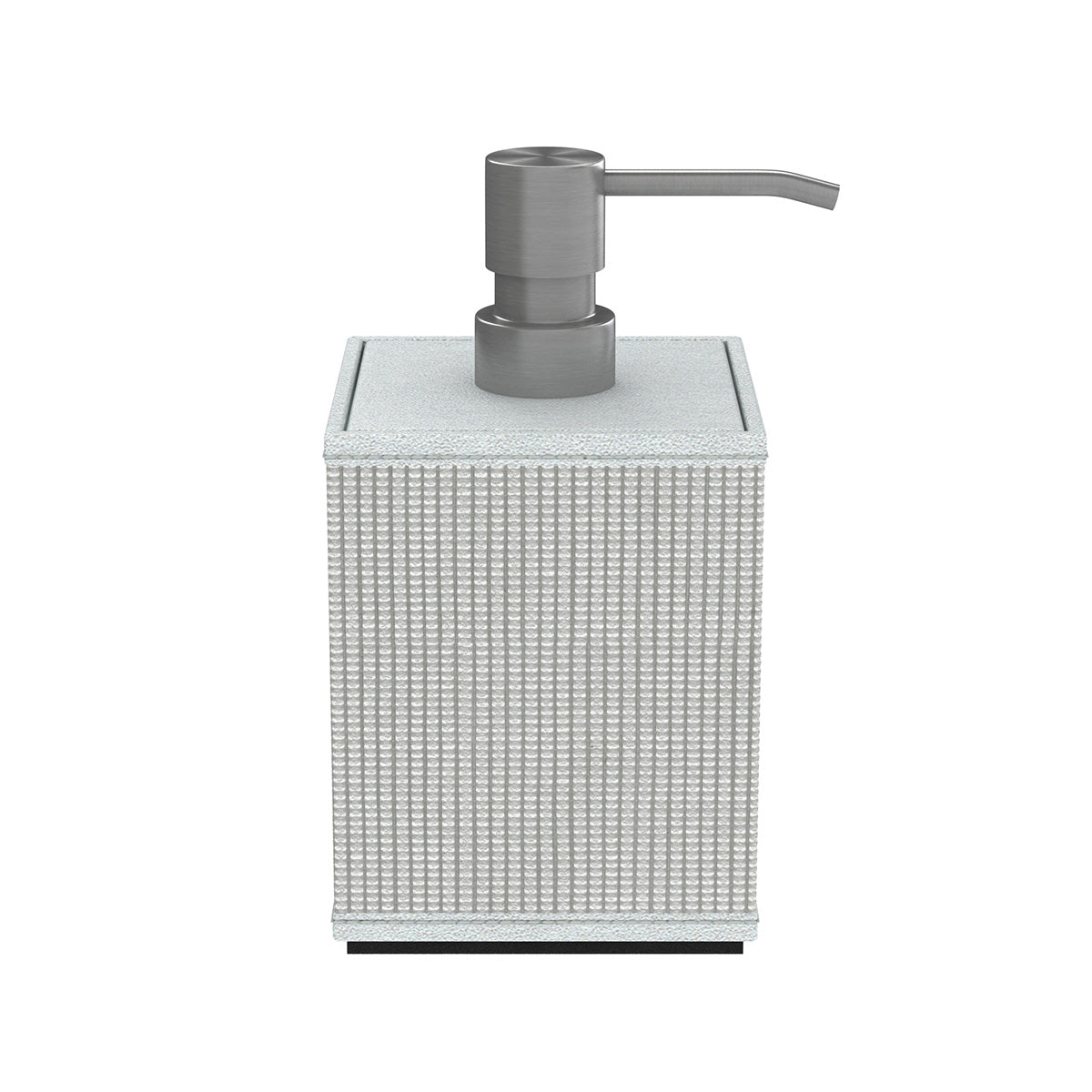 Cube Pump Dispenser - Classic Weave Leather Match - Signature Collection