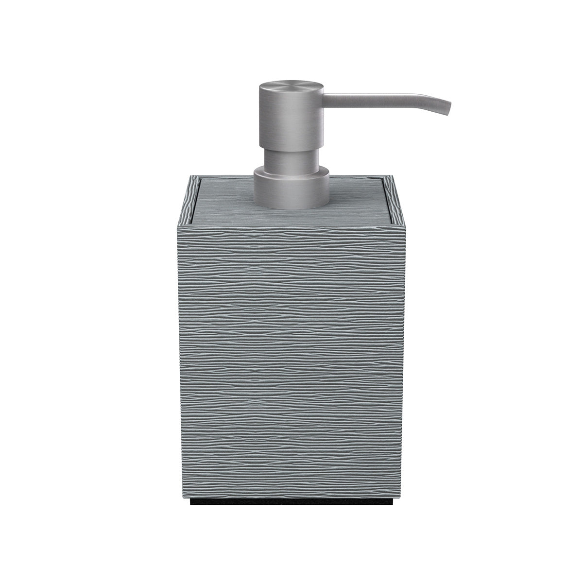Cube Pump Dispenser - Wave Texture Leather Match - Signature Collection