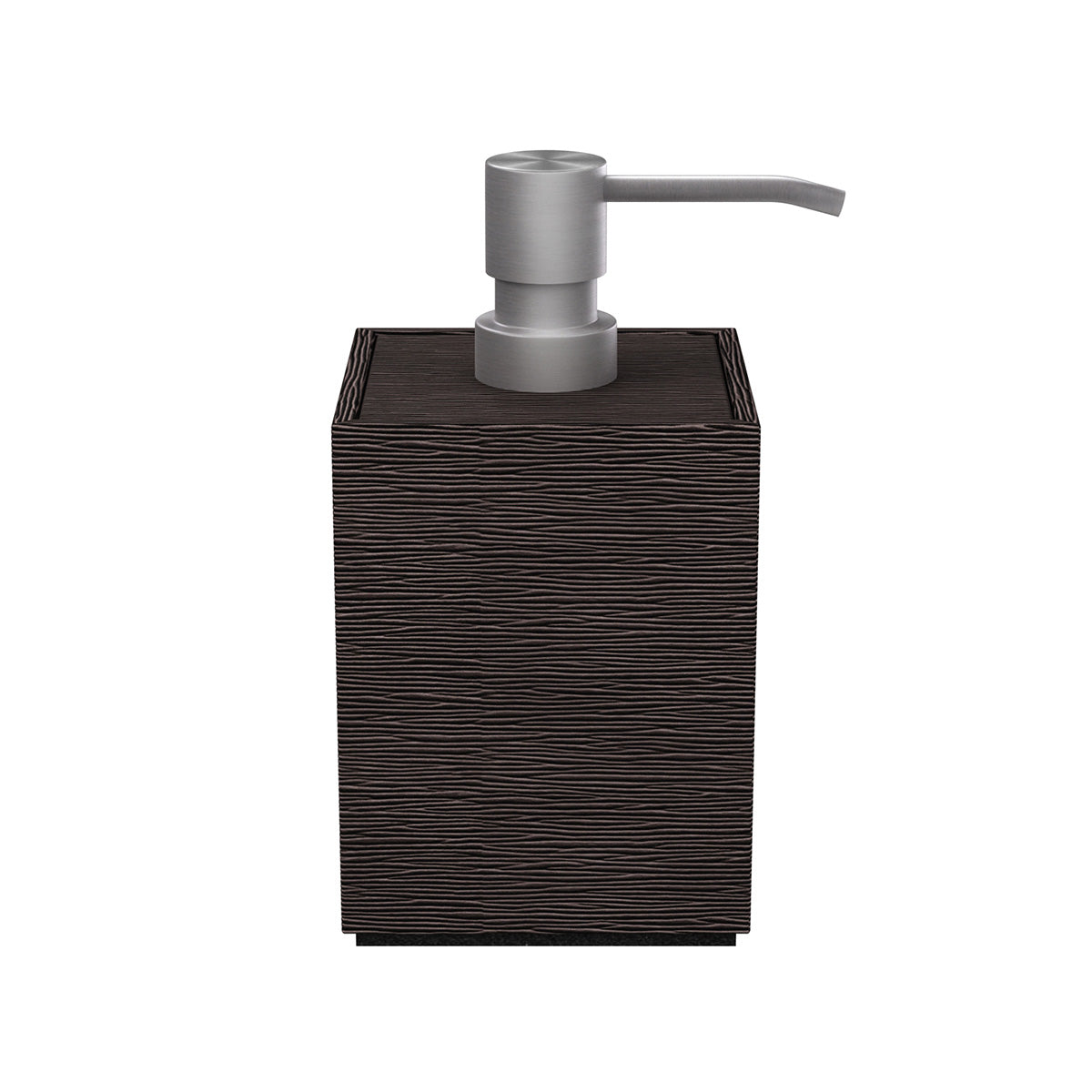 Cube Pump Dispenser - Wave Texture Leather Match - Signature Collection