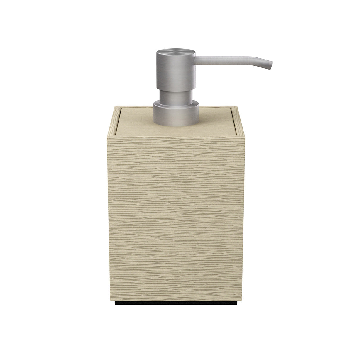 Cube Pump Dispenser - Wave Texture Leather Match - Signature Collection