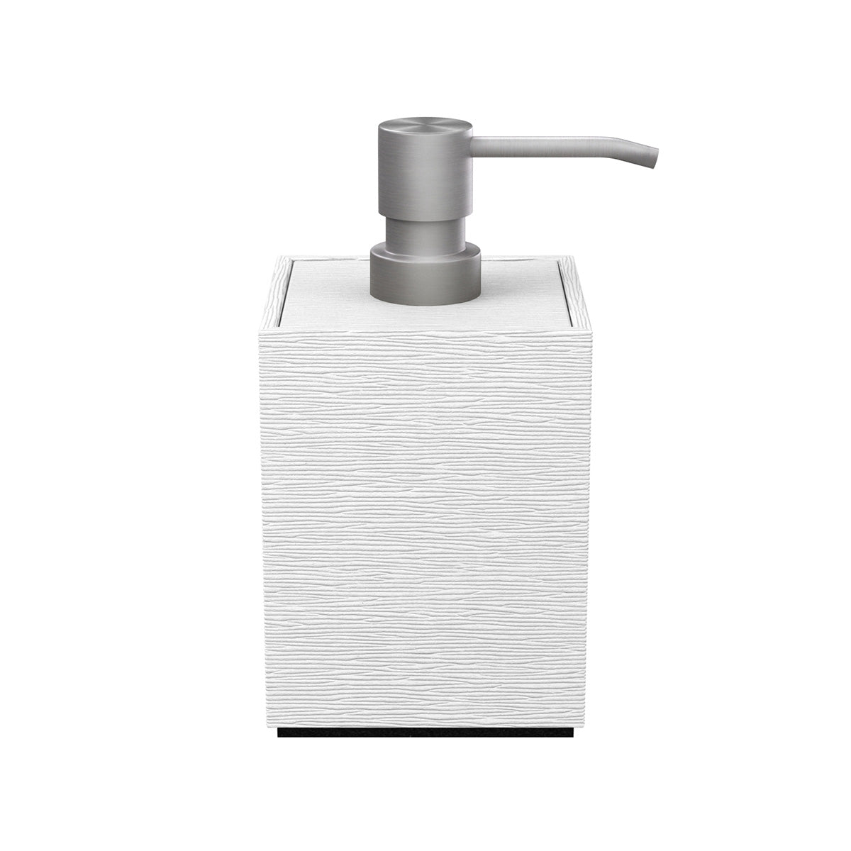 Cube Pump Dispenser - Wave Texture Leather Match - Signature Collection