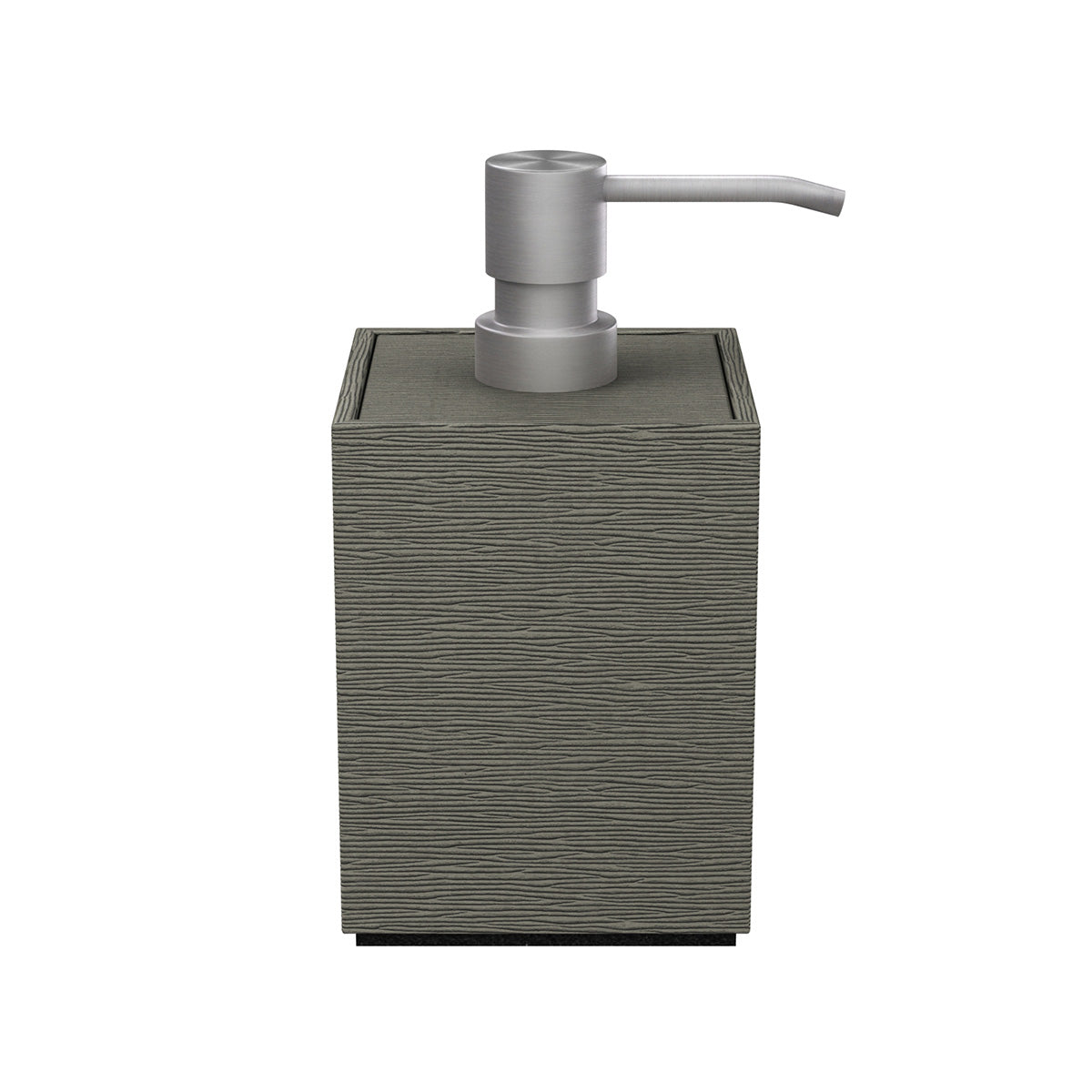 Cube Pump Dispenser - Wave Texture Leather Match - Signature Collection