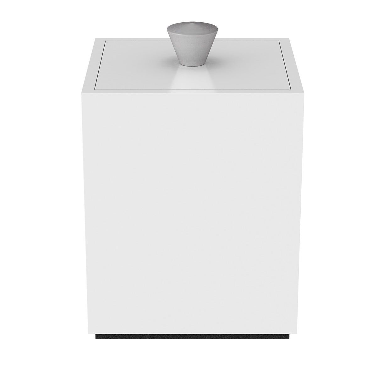 Cube Canister w/ Aluminum Knob - Lacquer - Quick Ship